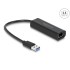 Delock USB Type-A Network Adapter 2.5 Gigabit LAN 1 x RJ45