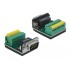 Delock Adapter D-Sub 9 pin male to Terminal Block 9 pin with Push Button