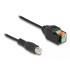 Delock Cable RCA jack to Terminal Block Adapter with push-button 15 cm