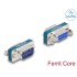 Delock RF/EMI Interference Suppression Filter D-Sub 9 pin male to female with low-pass inductive