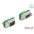 Delock RF/EMI Interference Suppression Filter D-Sub 9 pin male to female with low-pass filter capacitive