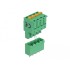 Delock Terminal block set for PCB 4 pin 5.08 mm pitch vertical