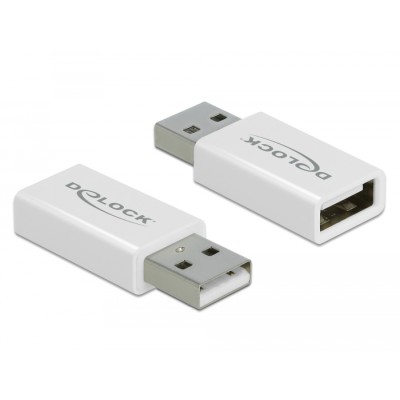 Delock USB 2.0 Adapter Type-A male to Type-A female Data Blocker