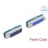 Delock RF/EMI Interference Suppression Filter D-Sub 25 pin male to female with low-pass inductive