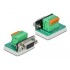 Delock D-Sub9 female to Terminal Block with Push Button vertical