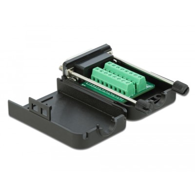 Delock D-Sub15 female to Terminal Block with Enclosure 2