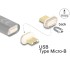 Delock Magnetic Adapter USB Type Micro-B male