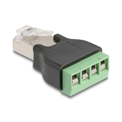 Delock RJ45 plug to Terminal Block Adapter 4 pin 2