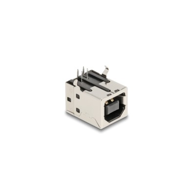 Delock USB 2.0 Type-B female 4 pin THT connector for through-hole mounting 90° angled 10 pieces 2