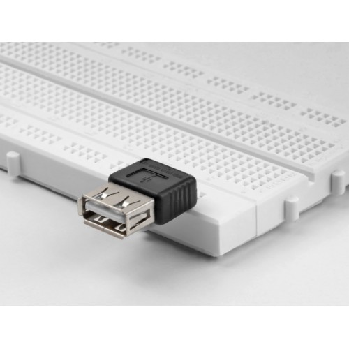 Delock Adapter USB 2.0 Type-A female to 4 pin 90° angled