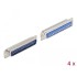 Delock D-Sub 37 pin male metal, solder version, 4 pieces