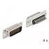 Delock D-Sub HD 26 pin male metal, solder version, 4 pieces