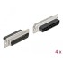 Delock D-Sub 25 pin crimp male, metal, 4 pieces