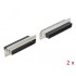 Delock D-Sub 37 pin crimp male, metal, 2 pieces