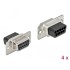 Delock D-Sub 9 pin crimp female, metal, 4 pieces
