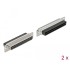 Delock D-Sub 37 pin crimp female, metal, 2 pieces