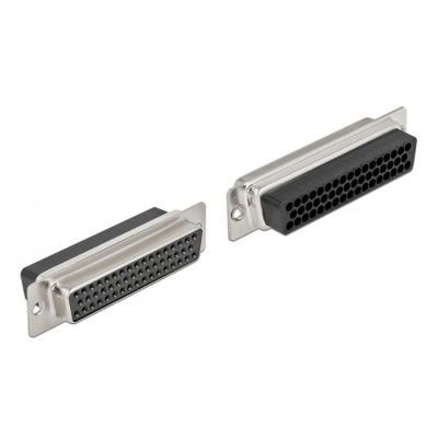 Delock D-Sub HD 50 pin crimp female, metal