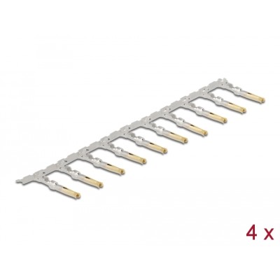 Delock Crimp contacts for D-Sub crimp female 40 pieces