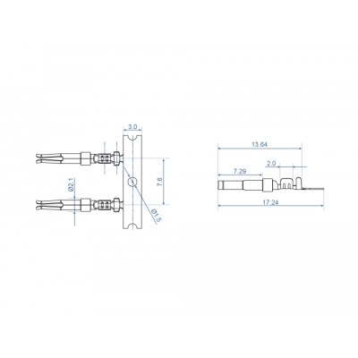 Delock Crimp contacts for D-Sub crimp female 40 pieces 2