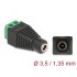Delock Adapter DC 1.35 x 3.5 mm female  Terminal Block 2 pin