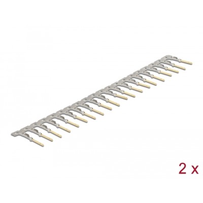 Delock Crimp contacts for D-Sub HD crimp male 40 pieces