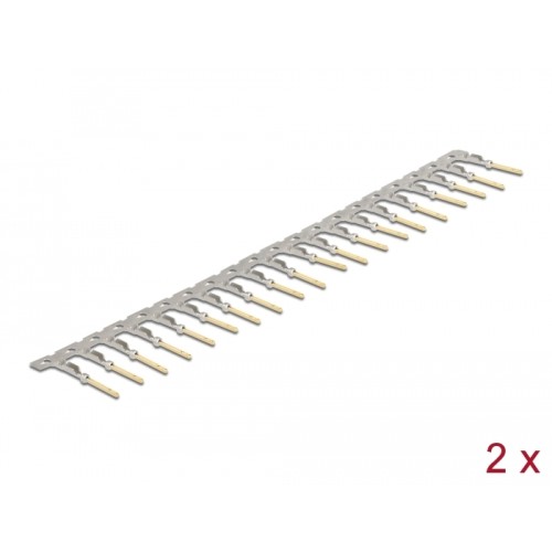 Delock Crimp contacts for D-Sub HD crimp male 40 pieces