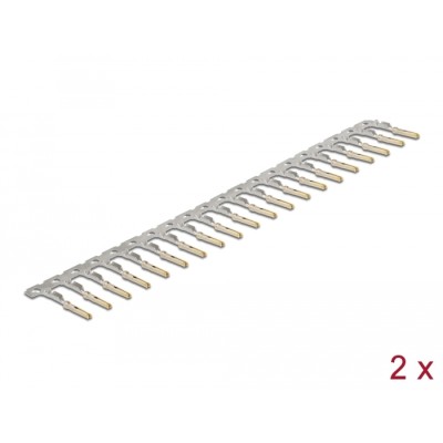 Delock Crimp contacts for D-Sub HD crimp female 40 pieces