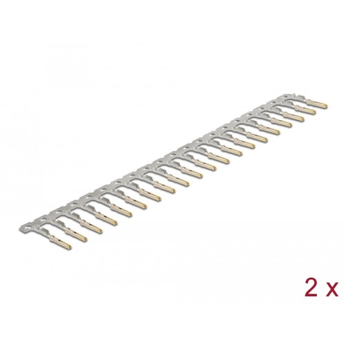Delock Crimp contacts for D-Sub HD crimp female 40 pieces