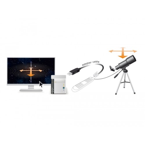 Delock Adapter cable USB Type-A to Serial RS-232 RJ10 with ESD protection Meade Autostar 2 m