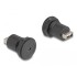 Delock USB 2.0 Type Mini-B to USB 2.0 Type-A built-in connector black