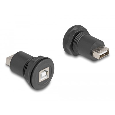 Delock USB 2.0 Type-B to USB 2.0 Type-A built-in connector black