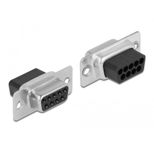 Delock Adapter D-Sub 9 pin female to RJ12 6P/6C female Assembly Kit