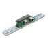 Delock RJ45 2 x female to 2 x Terminal Block with push-button for DIN rail