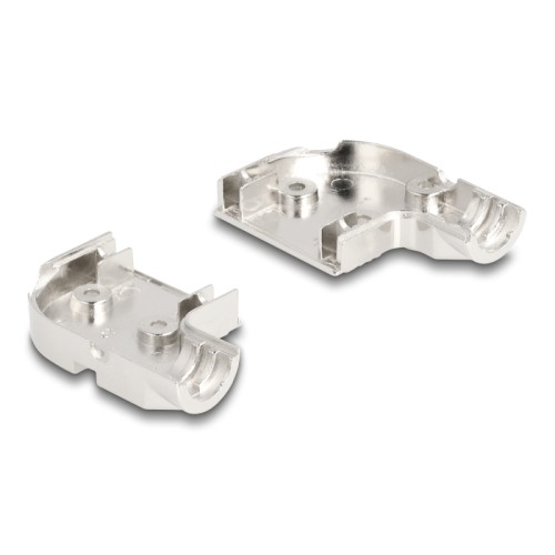 Delock Housing for D-Sub 9 pin male / female 90° angled