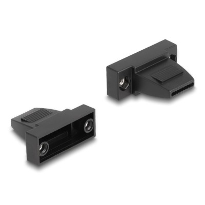 Delock Housing for D-Sub 9 pin male / female plastic housing for flat cable 2