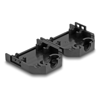 Delock Housing for D-Sub 9 pin male / female plastic housing with strain relief black 2