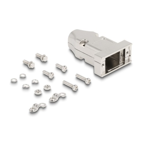 Delock Housing for D-Sub 9 pin male / female with strain relief
