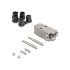 Delock Housing for D-Sub 9 pin male / female with rubber seals