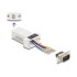 Delock D-Sub 9 pin male to RJ12 female Assembly Kit white