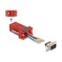 Delock D-Sub 9 pin male to RJ12 female Assembly Kit red