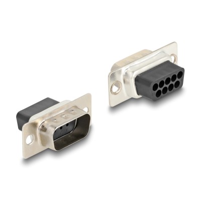 Delock D-Sub 9 pin male to RJ12 female Assembly Kit yellow 2