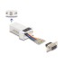 Delock D-Sub 9 pin female to RJ12 female Assembly Kit white