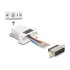 Delock D-Sub 15 pin male to RJ12 female Assembly Kit white