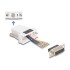 Delock D-Sub 15 pin female to RJ12 female Assembly Kit white