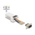 Delock D-Sub 9 pin male to RJ45 female Assembly Kit white