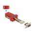 Delock D-Sub 9 pin female to RJ45 female Assembly Kit red