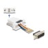 Delock D-Sub 15 pin male to RJ45 female Assembly Kit white
