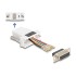 Delock D-Sub 15 pin female to RJ45 female Assembly Kit white