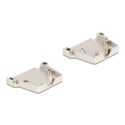 Delock Sub-D connector housing 50 pin metal including male connector and mounting material 2