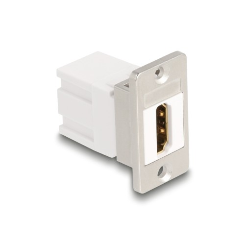 Delock Panel Mount Keystone Module HDMI female to female 8K 60 Hz conical